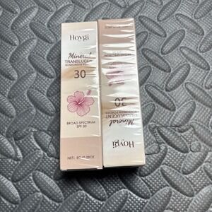 Hoygi Mineral Translucent Sunscreen Powder Broad Spectrum SPF 30 0.28oz SET OF 2